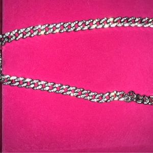 Silver chain necklace